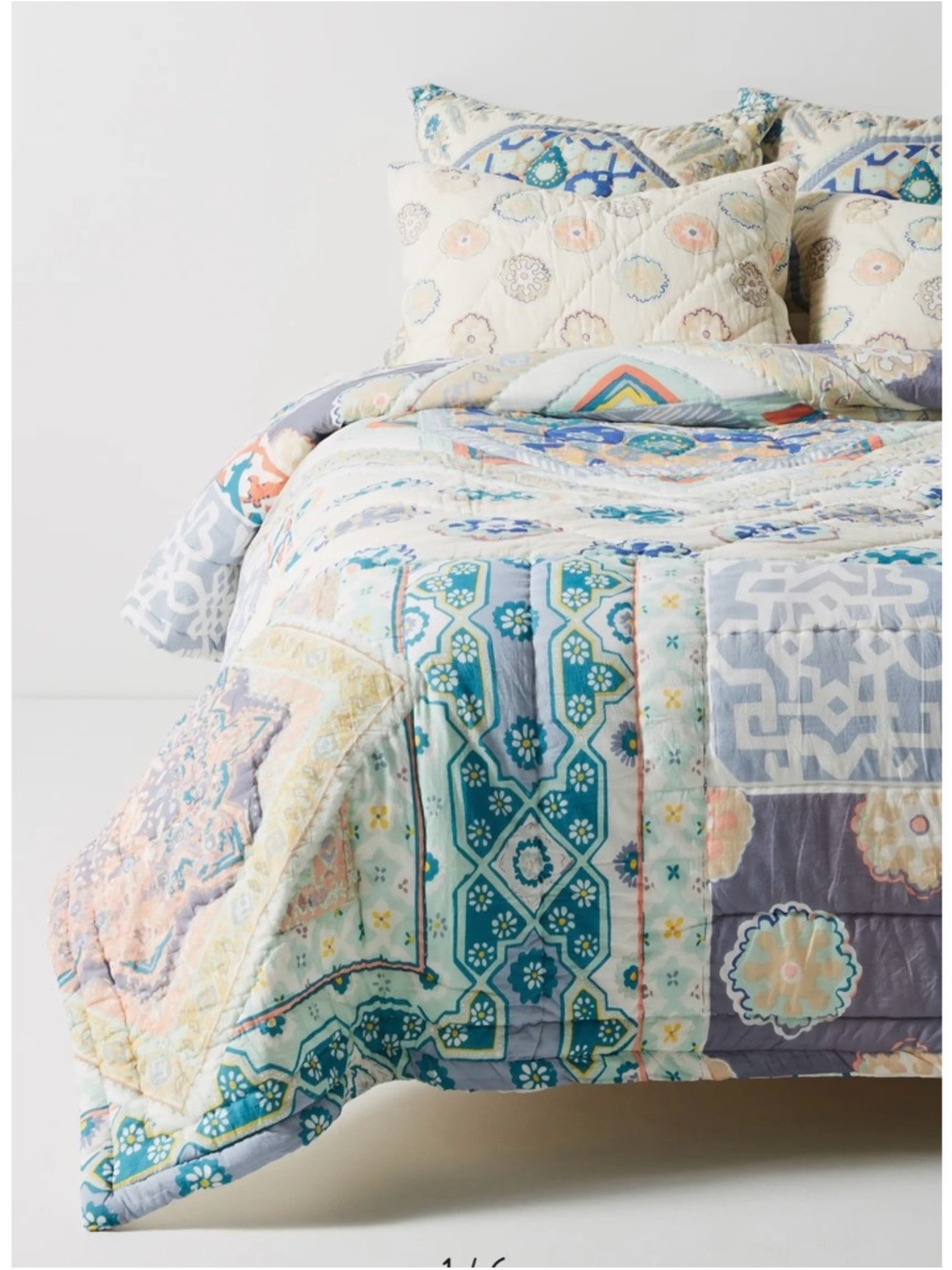 Anthropologie Twin Quilt set - Picture 5 of 6